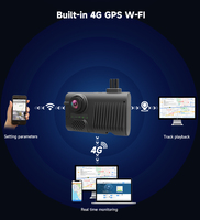 Caméra embarquée 4G AI pour voiture, enregistreur vidéo 1080P, double objectif, dashcam intelligente, GPS, WIFI, ADAS, CMSV6, UVMS, DVR