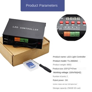 T12000ac 2-kênh Led điều khiển đầy đủ màu sắc thông minh lập trình <span class=keywords><strong>Dimmer</strong></span> ma thuật màu tiếp xúc với ánh sáng mô-đun vật liệu kim loại - Product Image 6