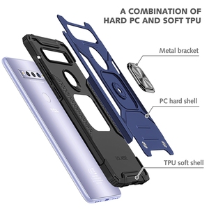 Guest Armor-funda de goma a prueba de golpes para TCL 10 <span class=keywords><strong>SE</strong></span>, Kickstand, para coche, 1L Plus - Product Image 5