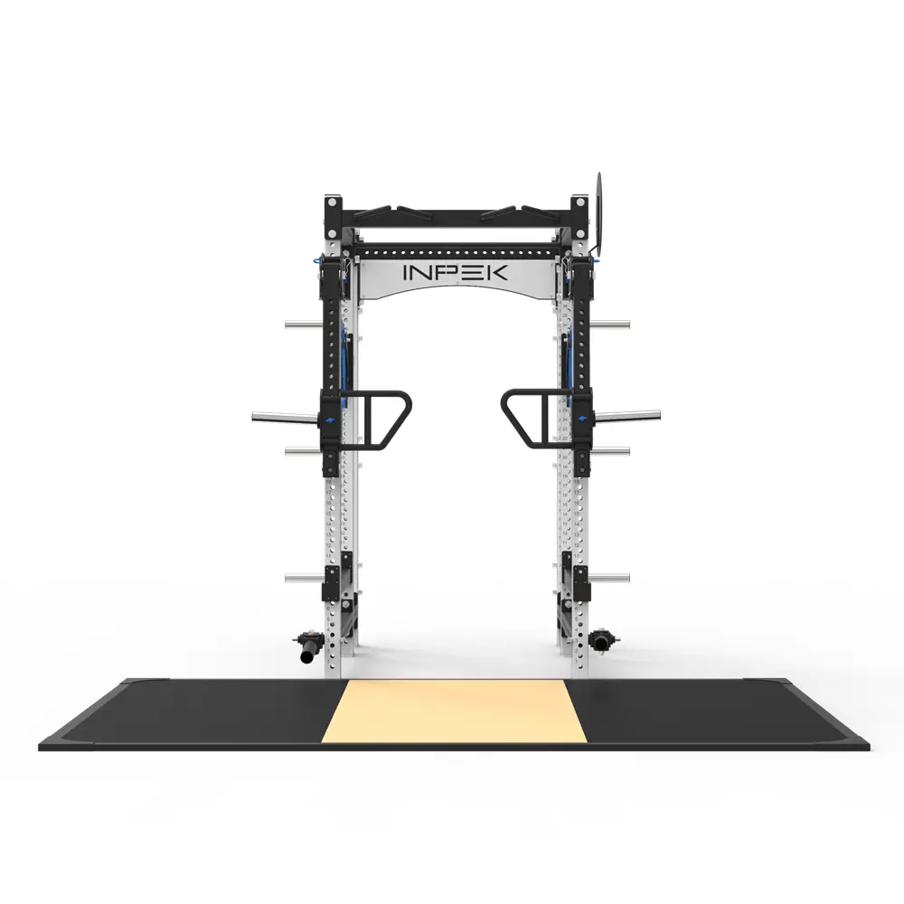 Gym equipment strength training smith machine multi power squat rack