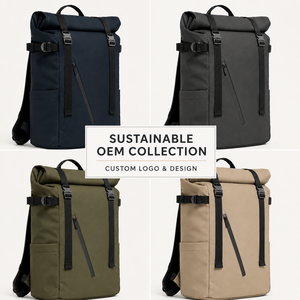 <span class=keywords><strong>Mochila</strong></span> enrollable antidesgarro <span class=keywords><strong>de</strong></span> poliéster reciclado RPET <span class=keywords><strong>de</strong></span> <span class=keywords><strong>20</strong></span> <span class=keywords><strong>litros</strong></span> con costuras selladas herméticas, impermeable, para viajes al aire libre y para dispositivos tecnológicos. - Product Image 6