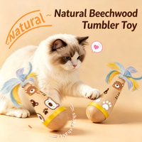 Jouet pour chat : Gadget auto-amusant pour chatons, soulage l'ennui, stimule la dentition et la consommation d'énergie, indispensable avec plumeau interactif
