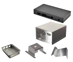 Tùy chỉnh kích thước tấm kim loại năng lượng lưu trữ Hộp Tùy chỉnh mạ kẽm thép không gỉ đục lỗ tấm kim loại hộp điện tử và Cove - Product Image 4