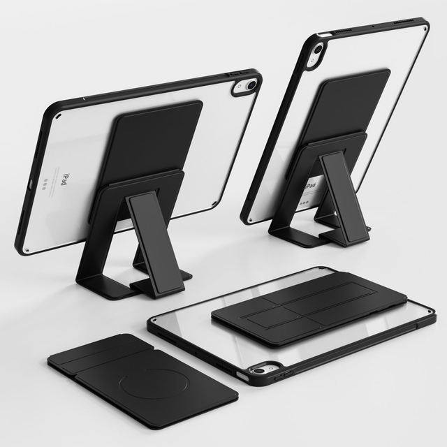 720-degree Rotating Lightweight Single Case with Multi-angles with Magnetic Kickstand for iPad 10th 10.9"(2022)/11th 11"(2025)