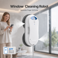 Robot de nettoyage de vitres électrique extérieur intelligent, contrôlé par application, pour villas, bâtiments, fenêtres hautes et usines