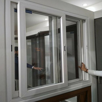 Ventana Corredera Horizontal Japonesa Clearview con Marco de Madera Anodizada, Doble Acristalamiento, Vidrio Templado, Aislamiento Térmico, para Hotel o Villa