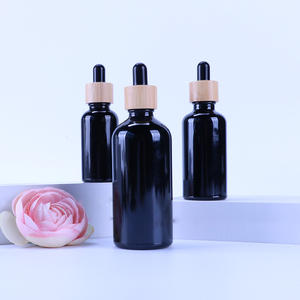 Nouveauté 2026 Bouteille d'huile en verre avec logo personnalisé Ambre Vert Noir Clair Bleu 5ml 10ml 15ml 20ml 30ml 50ml 100ml - Product Image 4