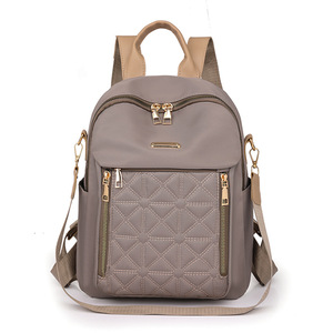 Mochila de gran capacidad de 20-35L de tela Oxford versátil de estilo coreano con bordado acolchado de diamantes para mujer, novedad de 2023 - Product Image 5