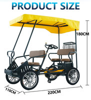 Concessionnaire usine Surrey vélo pousse-pousse vente de vélo alimenté par batterie aider à attirer les touristes visites touristiques