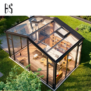 Kích thước tùy chỉnh hai lớp Tempered tấm kính cách âm khung hợp kim nhôm snowproof cho ngoài trời mùa đông sunroom - Product Image 3