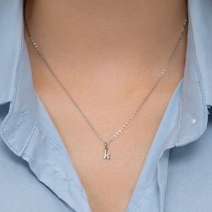 Nouveau petit brillant S925 en argent Sterling 26 lettres minuscules accessoires pendentif unique pour collier à faire soi-même fabrication de bijoux - Product Image 6