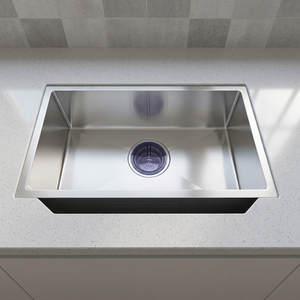 Fregadero de Cocina de Acero Inoxidable de un Solo Tazón, Recubrimiento Nano, Fregadero Profundo, Resistente a la Oxidación, Directo de Fábrica, para el Hogar - Product Image 1