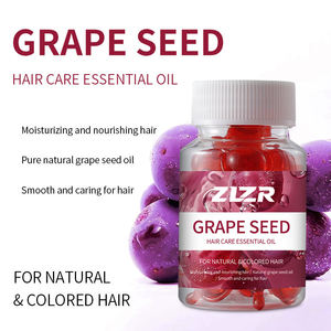 น้ำมันเมล็ดองุ่นออร์แกนิคจากโรงงานผู้ผลิต 50 ชิ้น เซรั่มวิตามินบำรุงผม ซ่อมแซมเส้นผม ด้วยสารสกัดขิงและกรดไฮยาลูโรนิก - Product Image 4