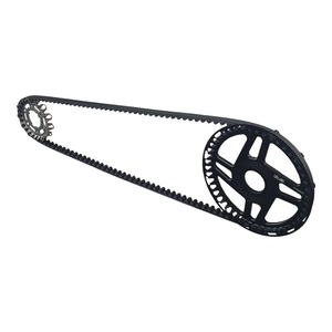 Usine de fabrication d'entraînement par <span class=keywords><strong>courroie</strong></span> personnalisée BCD 104mm 130mm pignon de roue à chaîne <span class=keywords><strong>vélo</strong></span> et système d'entraînement par <span class=keywords><strong>courroie</strong></span> de <span class=keywords><strong>vélo</strong></span> électrique - Product Image 2