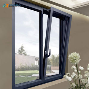 Fenêtres à battants en aluminium mince, <span class=keywords><strong>double</strong></span> vitrage, <span class=keywords><strong>double</strong></span> <span class=keywords><strong>action</strong></span>, isolées thermiquement, pour climat froid - Product Image 1