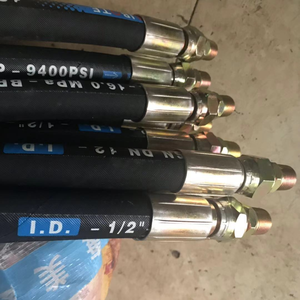 Pabrik pemasok menjual disesuaikan tekanan tinggi SAE 100 1SN logam ditarik permukaan tenun hidrolik pipa selang karet - Product Image 2