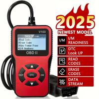 V519 Nuevo Escáner Automotriz OBDII, Lector de Códigos de Sistema Completo, Analizador de Motor Portátil para Diagnóstico de Automóviles, Gran Venta
