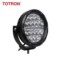 Éclairage extérieur de voiture, rond, étanche IP68 IP69K, phare LED avec DRL pour camion