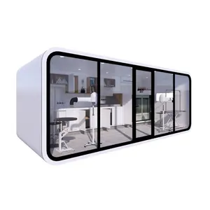 Factory direct marketing mobile housing villa capsule panoramic sun room space capsule accommodation