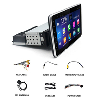 Radio Universal para Auto 1 Din con Pantalla Táctil Android de 10 Pulgadas, Accesorios para Auto, Autoradio Estéreo, Reproductor de DVD para Auto, Pantalla para Automóvil