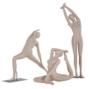 Maniquíes Femeninos <span class=keywords><strong>de</strong></span> Yoga <span class=keywords><strong>de</strong></span> Buena Calidad, Tamaño Real, Diferentes Posturas, para Entrenamiento en Gimnasio - Product Image 1