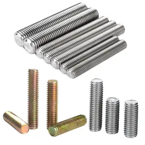 High Strength Din975 SS304 M10 M9 M8 Zinc Plated Carbon Stainless steel Bolt Thread Bar All Full Studs Threaded Rod