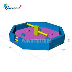 Juego de Barrido Wipeout para 8 Jugadores con Tapete Inflable Meltdown para Niños y Adultos, <span class=keywords><strong>Alquiler</strong></span> para Fiestas - Product Image 4