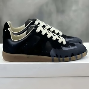 Zapatos Casuales de Mujer, Estilo Moderno, con Pigmentos de Graffiti, Ligeros, Transpirables, de Cuero Genuino, con Amortiguación - Product Image 5