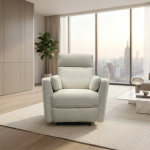 Sofá reclinable eléctrico individual de gravedad cero, sillón reclinable eléctrico ajustable, cómodo sofá reclinable de tela para sala de estar - Product Image 6