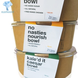 Custom Logo Chinese Kraft Biodegradable Pet Fast Takeway Food <b>Box</b> Packaging - Product Image 5