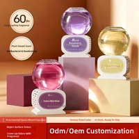 Diffuseur d'aromathérapie inversé pour voiture 350 ml, parfum floral, désodorisant décoratif pour chambre et toilettes