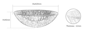 En stock Vente Décorative Peinte à la <span class=keywords><strong>Main</strong></span> Salle De Bain Lavabo Vanité Lavabo Lavabo - Product Image 4