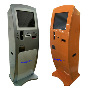 Guichet automatique personnalisé pour billets, pièces de monnaie et cartes, terminal de paiement sur pied avec lecteur de cartes, imprimante, kiosque de paiement libre-service - Product Image 6