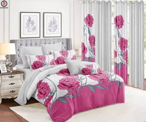 Global Distributor Supply 100% Polyester <strong>Bedding</strong> <strong>And</strong> <strong>Matching</strong> Window <strong>Curtain</strong> - Product Image 4