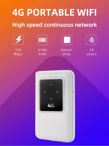 Bộ Định Tuyến 4G Không Dây Wi-Fi Gia Đình 4G Wifi 300mbs Truyền Ổn Định Lên Đến 10 Người Dùng Bộ Định Tuyến Wifi Tốc Độ Cao Khe Cắm Thẻ Sim 4G 2100MAh - Product Image 5