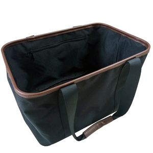 Sac de courses pliable réutilisable avec logo personnalisé, en polyester imperméable, pour les courses et les pique-niques - Product Image 5