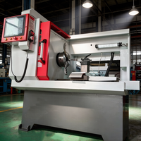 GookiiTech - Torno CNC de Alta Precisión y Resistencia con Mandril de Tres Mordazas, 220V/380V, para Reparación de Llantas de Automóvil, Corte de Diamante, Llantas de Aleación