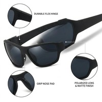 Lunettes de soleil pour hommes, lunettes de soleil de sport, de voyage et de loisirs, style classique et moderne.