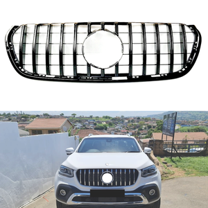 Calandre avant noire en fibre de carbone, Grille de pare-chocs avant pour <span class=keywords><strong>Mercedes</strong></span> Benz 2016 classe X pour modèle GT W470 <span class=keywords><strong>X350</strong></span> - Product Image 1