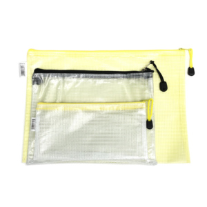 <span class=keywords><strong>Carpeta</strong></span> <span class=keywords><strong>de</strong></span> <span class=keywords><strong>archivos</strong></span> con cremallera impermeable A4 <span class=keywords><strong>de</strong></span> PVC personalizada, archivo <span class=keywords><strong>de</strong></span> oficina, bolsa para documentos, bolsa transparente para llevar mi bolsa/estuche para lápices - Product Image 1