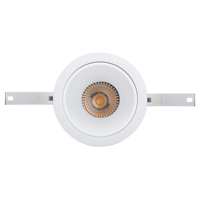 Plafonnier LED moderne en alliage d'aluminium pour hôtel, orientable 90°, 3 et 4 pouces, 20W, IP44, montage en saillie, dimmable, garantie 5 ans