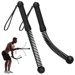 CZFIT Cordless Steel Spring Durable Custom PE/Nylon Battle Rope for Arm <b>Strength</b> <b>Training</b> Indoor/Outdoor Exercise - Product Image 1