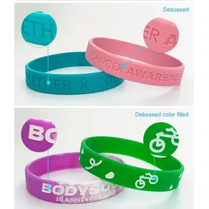 Party Gifts Custom Silicone Bracelets Make Your Own Rubber Wristbands With Message Or Logo High Quality Personalized Wrist Band