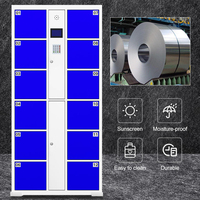 Armoire électronique en acier de qualité industrielle avec serrure à code et serrure à combinaison pour usage commercial