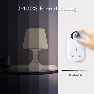 <span class=keywords><strong>Variateur</strong></span> de lumière Bilihondim UK Triac à commande rotative, Plug and Play, 200W, contrôle sans fil, 1 canal, 1A, pour lampe de bureau et lampe sur pied - Product Image 3