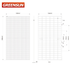 Módulo <span class=keywords><strong>Solar</strong></span> Bifacial Greensun de 730-750W de Clase Utilitaria con Estructura de Doble Vidrio - Product Image 5