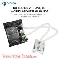 OCOCOO OC-80L-55A-12V 80mm CPU Kit de refroidissement par eau RGB Style radiateur ventilateur liquide fort Gaming PC boîtier refroidisseur dissipateur thermique matériel