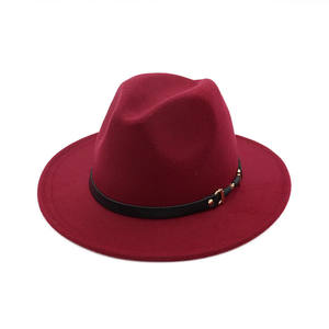 Gemvie — <span class=keywords><strong>chapeau</strong></span> fédora en laine pour femmes, classique, 100% laine, à bords larges, <span class=keywords><strong>Borsalino</strong></span> - Product Image 6