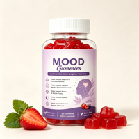 Suplemen Diet Permen Kunyah Rasa Stroberi, Blueberry, Raspberry, Anggur, Jeruk, Lemon, Campuran Botani Nutrisi Harian