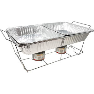 Groothandel Hot Style Chafing Wire Rack <span class=keywords><strong>Buffet</strong></span> Stand Volledige Maat RVS Container voor Schaal Serveerbladen Voedselwarmer - Product Image 1